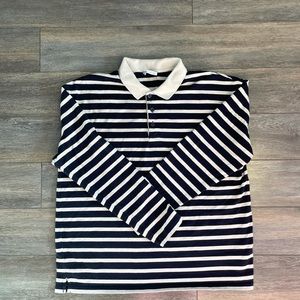 Zara striped collared shirt